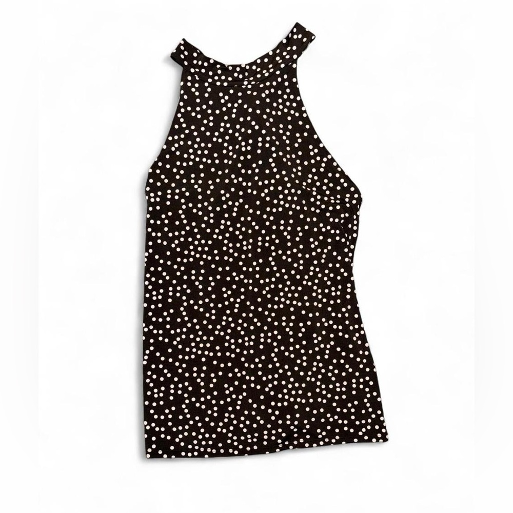 Banana Republic Black and White Polka Dot Top